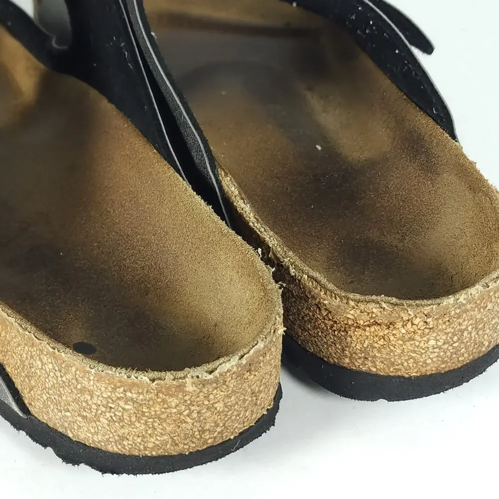BIRKENSTOCK Arizona Men's EU43 US10 Anthracite Birko-Flor Slide Sandals